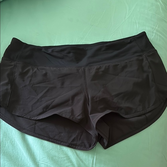 lululemon athletica Pants - Lululemon Athletica Black Athletic Shorts Lightweight Stretch